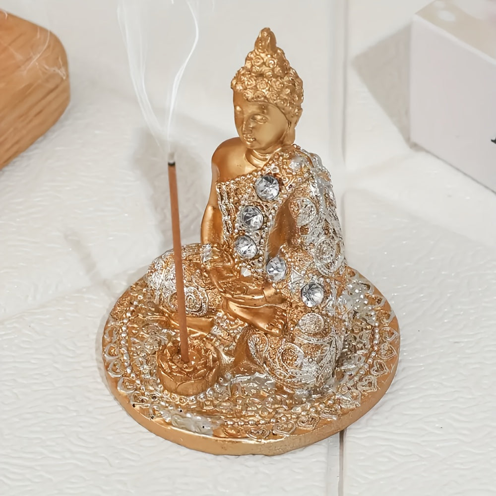 Incensário Buda Luxuoso com Porta Varetas
