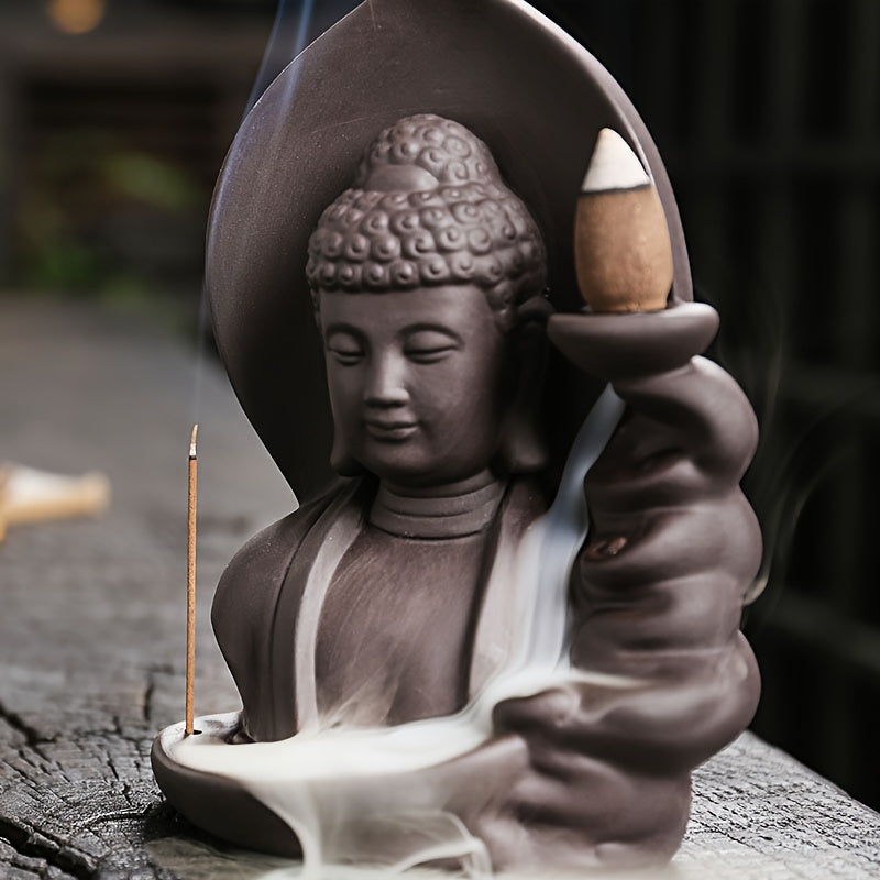 Incensário Cascata Buda Serene