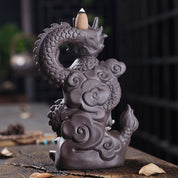 Incensário Cascata Buda com Dragão