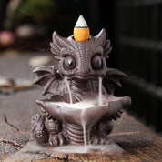 Incensário Cascata Dragão Bebê