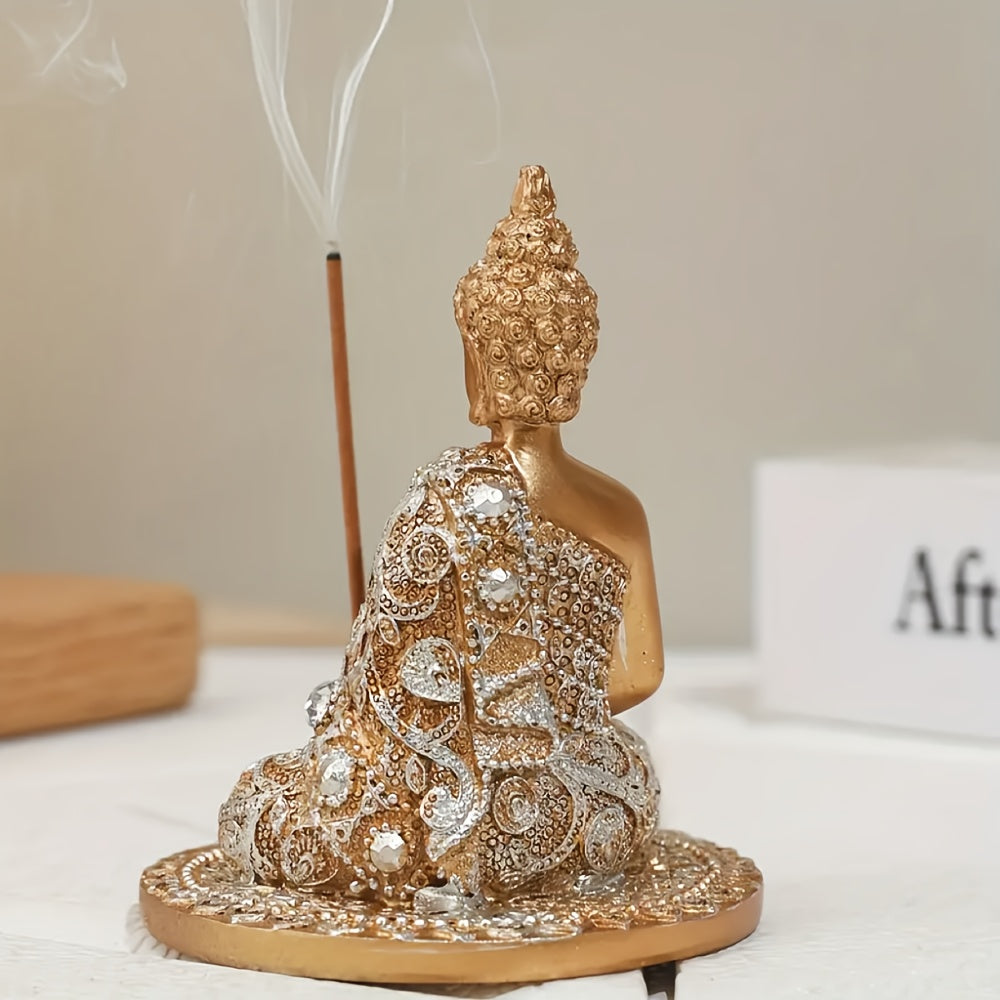 Incensário Buda Luxuoso com Porta Varetas