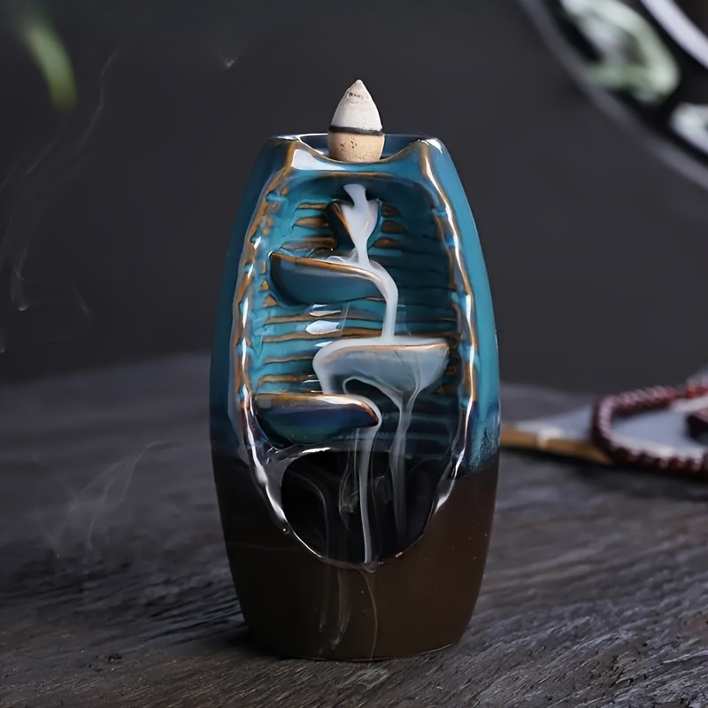 Incensário Cascata Cerâmico Mizumi