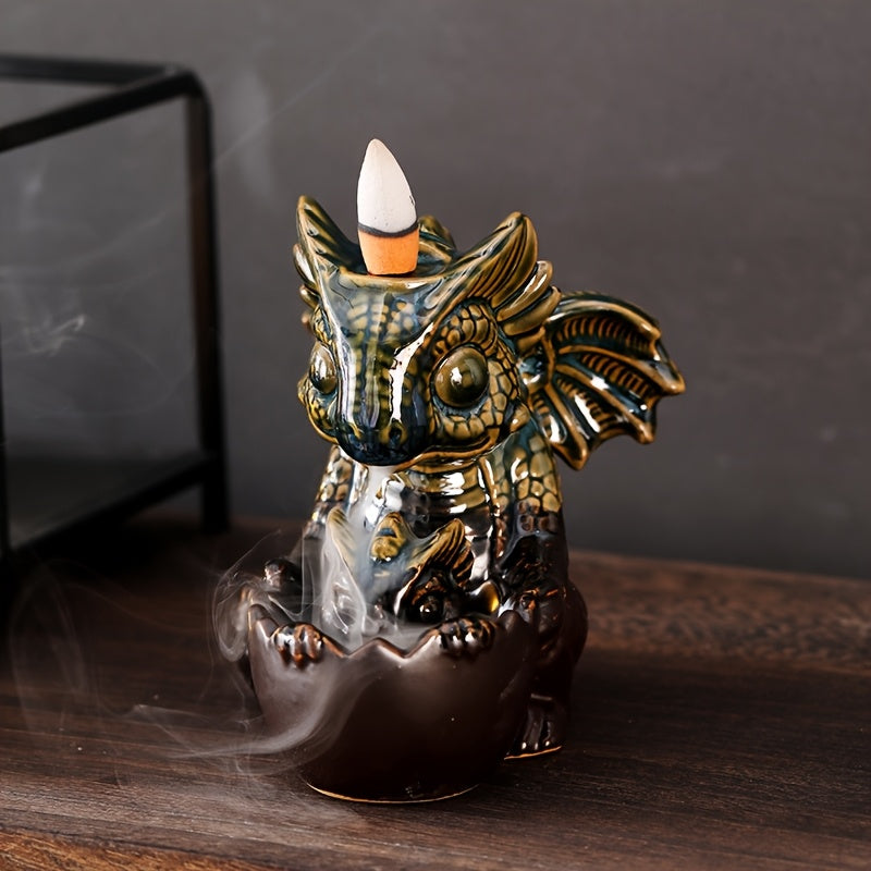 Incensário Cascata Dragão Bebê Zen