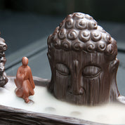 Incensário Buda Meditativo com Cascata