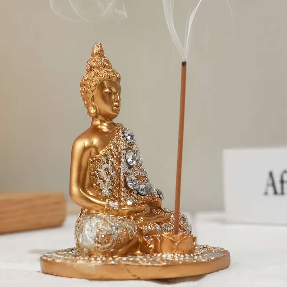 Incensário Buda Luxuoso com Porta Varetas