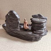Incensário Buda Meditativo com Cascata
