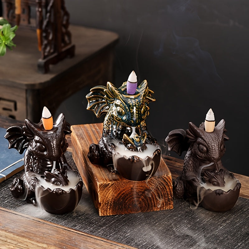 Incensário Cascata Dragão Bebê Zen