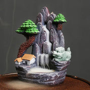 Incensário Cascata Leão Guardião