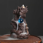 Incensário Cascata Dragão Tamashii com Esfera