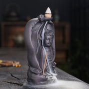Incensário Cascata Buda com Véu Espiritual