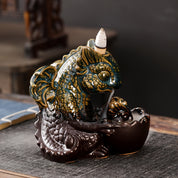 Incensário Cascata Dragão Bebê Zen