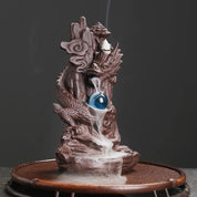 Incensário Cascata Dragão Tamashii com Esfera