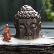 Incensário Buda Meditativo com Cascata
