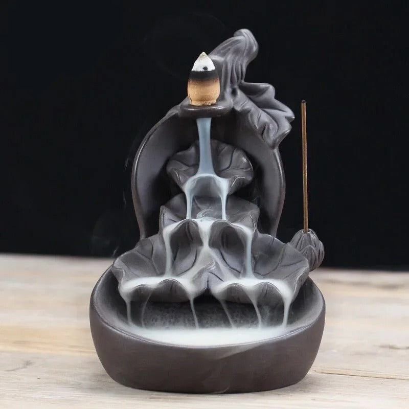 Incensário Cascata Meditação da Montanha