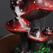 Incensário Cascata Cogumelo Vermelho
