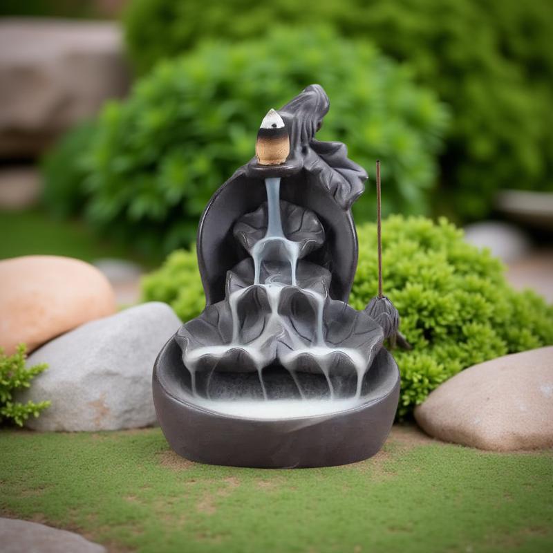 Incensário Cascata Meditação da Montanha